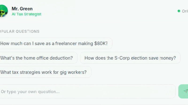 Mr. Green — AI Advisor